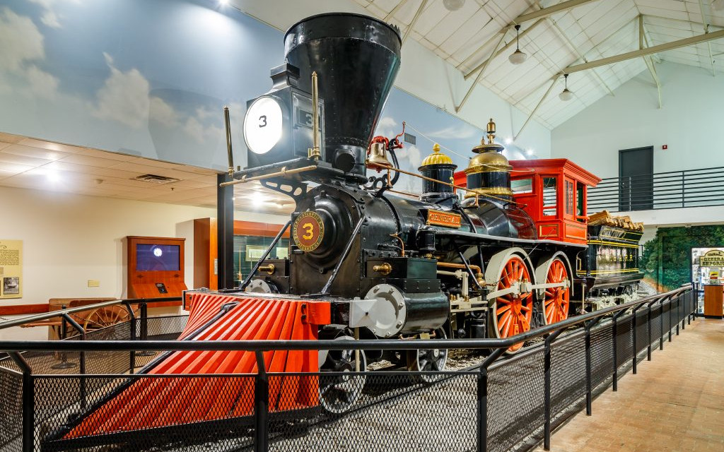Steam train from The Southern Museum